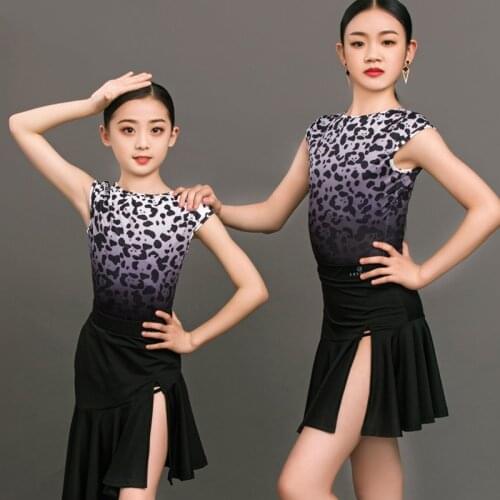 New Latin Dance Dress For Girls Sleeveless Latin Performance Costumes New Ballroom Dancing Competition Dresses Clothes DQS6597