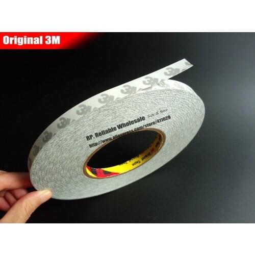 50M/roll (2mm~25mm) Original 3M 9080 High Adhesive Tape High Temperature Resist for LED Light Strip Phone LCD Touch Screen Bezel