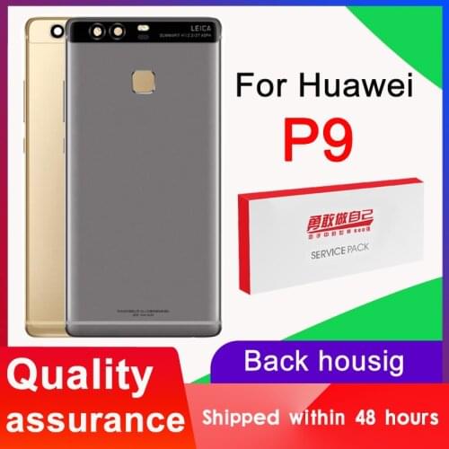 Original Back Housing Replacement For Huawei P9 Back Cover Battery With Camera Lens For Huawei P9 Rear Cover