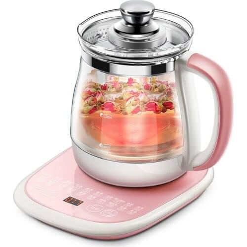 Health pot is fully automatic Add thick glass electric heating kettle multi-function boiled tea ware flower teapot