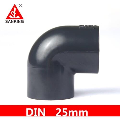 Sanking 25mm PVC 90 Degree Elbow UPVC Home Garden Irrigation Water Pipe Fittings Aquarium Fish Tank Tube Joints