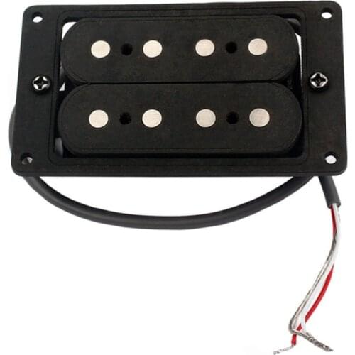 Guitar Replacement 4 Strings Humbucker Picks Cigar Box Guitar Pickup Fiberboard Musical Instrument Parts & Accessories