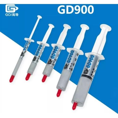 GD900 Thermal Conductive Grease Paste 1g 7g 15g 30G Silicone Gypsum Compound Cooler Heat Sink Performance for CPU