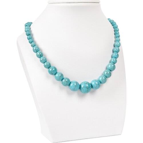 Unique Gemstone Pick Size 6*14mm Chipping Decoration Turquoise fresh air blue and specific material quality 18inch Wholesale H39