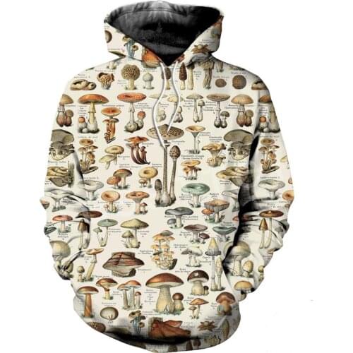 Tessffel Mushroom Colorful Tracksuit Unisex 3DPrint Hoodie/Sweatshirt/Jacket/Mens Womens HIP HOP Cartoon casual style-9