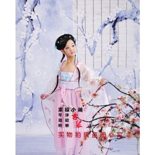 Yue Wu Tao Hua Dance in Peach Bushes under Moon New Photography Costume for Girls Dance Costume