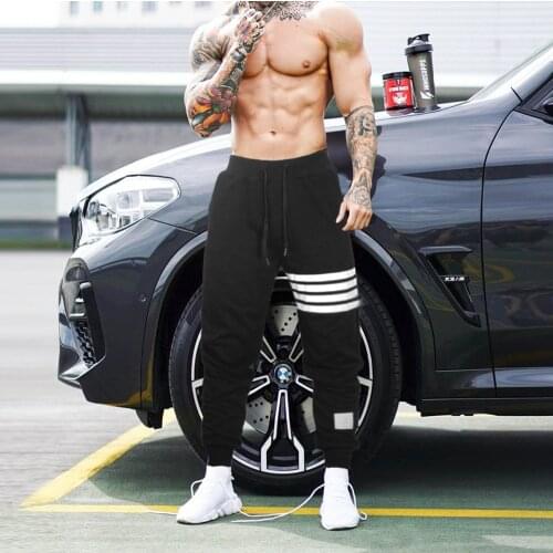 Men Pants Sweatpants Tapered Elastic Men Joggers Fashion Casual Running Workout Track Pants Men Clothing