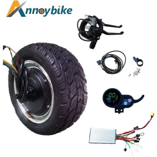 11 inch 48V 1200W1500W 60km/h 4.0/10.0-6.5 Hub Motor Kit Gearless Motor High Speed Motorcycle Engine Brushless Bicicleta