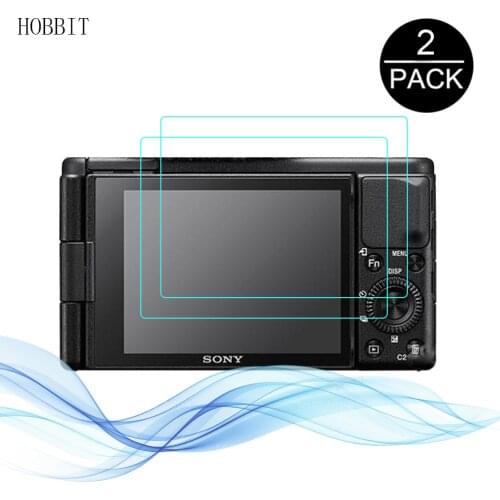 2pcs 2.5D 9H Clear Tempered Glass For Sony ZV1 Digital Camera LCD Anti-Scratch Water-proof Glass For Sony ZV1 Screen Protector