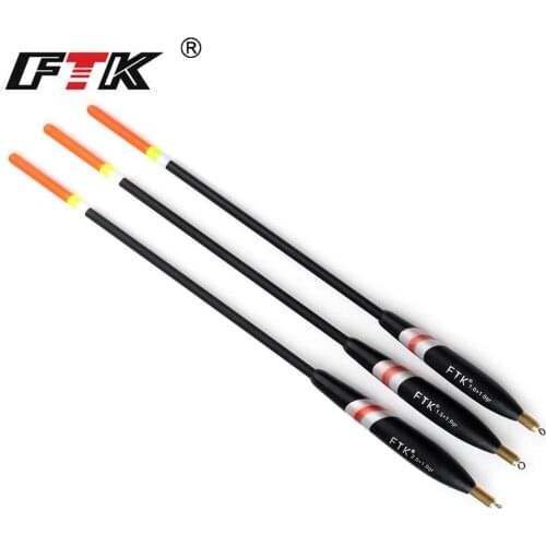 3PCS/LOT Barguzinsky Fir Float 1.0+1.0gr 1.5+1.0gr 2.0+1.0gr Bobber Vertical Buoy Mixed Size Float peche accesoires