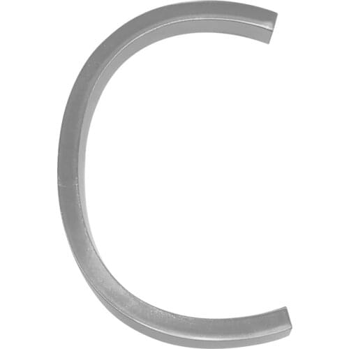 5 in Floating House Number #0-9 Letter A B C Name Plate Door Alphabet Letters Dash Slash Sign 5 Inch.Zinc Alloy Satin Nickel