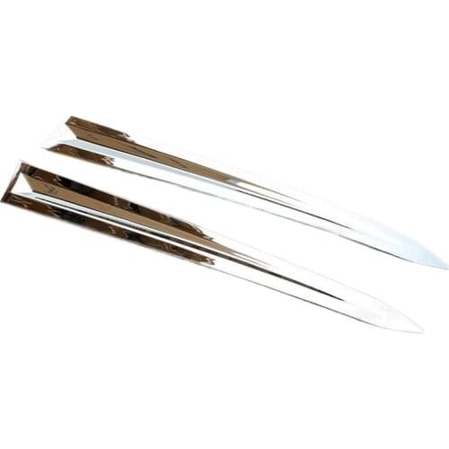 ABS Chrome Hood Trim Engine Bonnets Trim fit for DODGE JOURNEY JCUV fiat freemont 2011-2013 2pcs per set