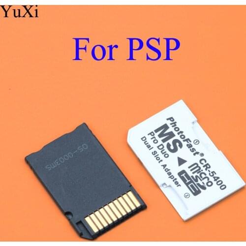 Single and Dual Support Memory Card Adapter Micro SD To Memory Stick Adapter For PSP Micro SD 1MB-128GB Memory Stick Pro Duo