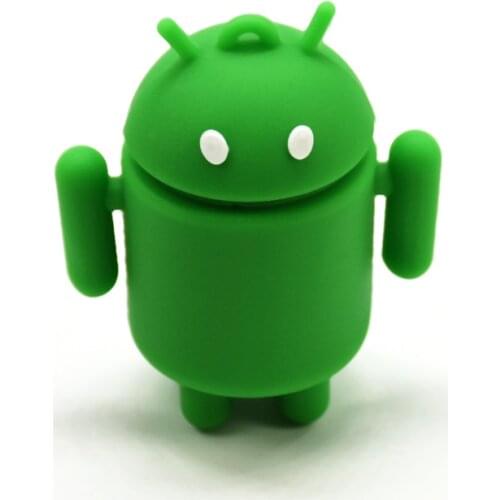 Agree Android Pendrive 64GB 128GB 256GB Robot Pen Drive 32GB 16GB 8GB 4GB Usb Flash Drive U Stick Mechanic Memory Stick