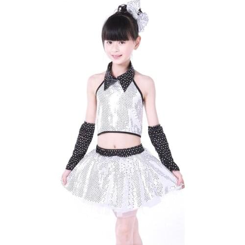 Children 's Latin Performance Dress Shirts Dresses Dance Wear Children' s Dance Performance Costumes