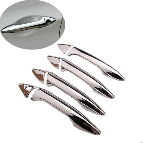 For Hyundai i30 2012-2016 i35 Chrome Door Handle Cover Trim Set 2013 2014 2015 Accessories Stickers Car Styling