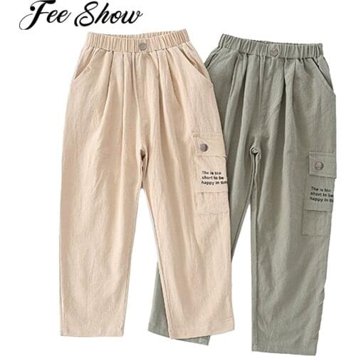 FEESHOW Trousers For Teenagers Boys