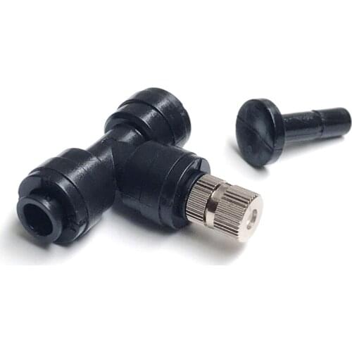 Low Pressure Slip Lock Fog Misting Nozzles With Nozzles Seats Garden Cooling Water Sprayer Irrigation Sprinkler 0.1-0.6mm