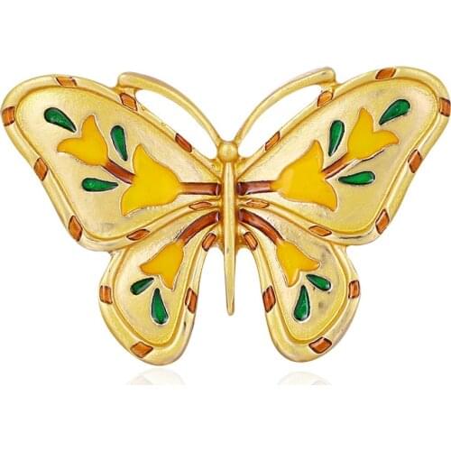 Harong New Fashion Butterfly Animal Pin Brooch Badge for Women Clothes Lapel Pins Exquisite Jewelry Accessories Wedding Party