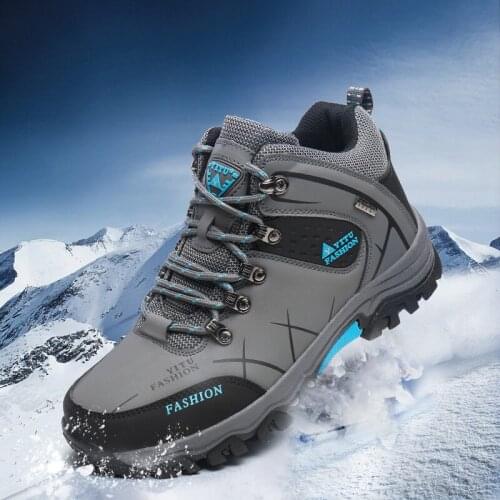 2021 Hot Sale Hiking Shoes Men Mountain Climbing Trekking Boots Top Quality Outdoor Fashion Casual Snow Boots