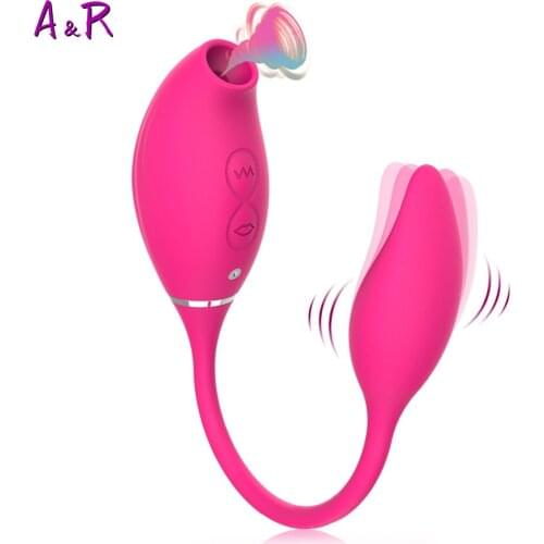 Powerful Clit Sucker Nipple Vibrator Female Sex Toys For Women Clitoris Stimulator Vibrating Love Egg Sex G Spot Massager