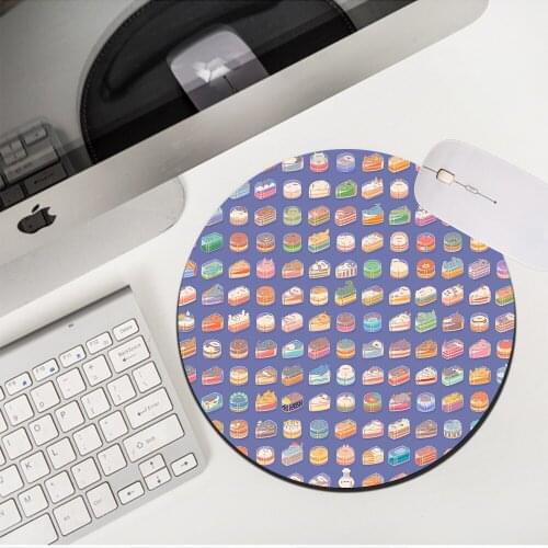 MRGLZY Drop Shipping Hot Sale Mouse Pad Girl Heart PC Gaming Accessories Kawaii Small MousePads 20X20/22X22CM Rubber Desk Mat