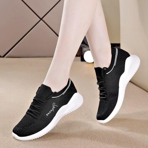 CAGILKZEL 2021 autumn new casual shoes fashion breathable mesh flat shoes womens sports shoes casual walking shoes