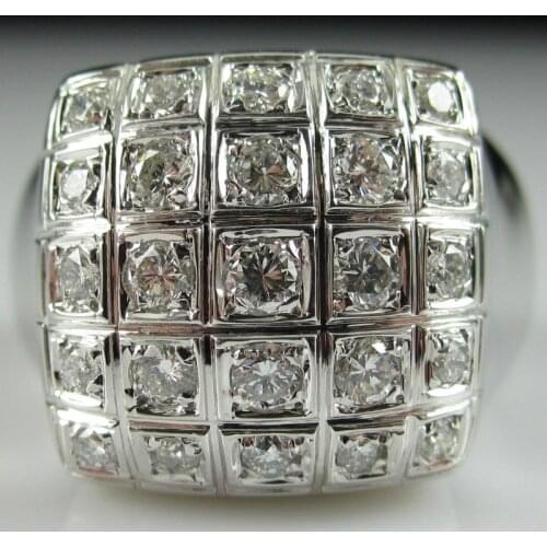 Luxury Gorgeous Men Jewelry White Zircon Rings for Wedding Engagement Party Set Gifts Size 7 8 9 10 11 12 13