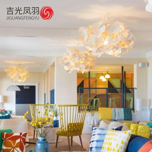 Modern nordic led stone pendant light lampara colgante luminaire suspendu lumiere bedroom hanging lamp dining room light