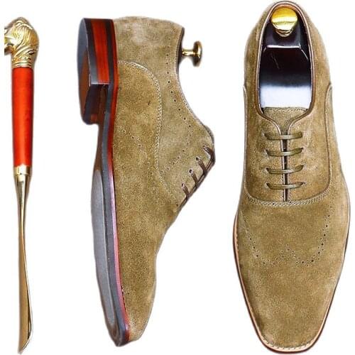 SZOLWY Men's Suede Shoes