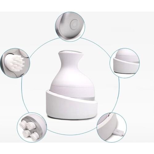 Pet Intelligent Charging Cat Massager 3D Head Massager Cats Automatic Rotate Waterproof Electric Dragon Claw Han Cleaner Dust