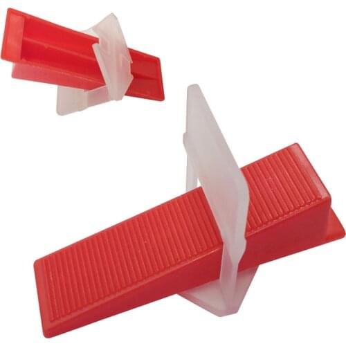 Totally 700pcs (500pcs clips + 200pcs wedges ) 2.0m tile leveling ceramic tile spacers