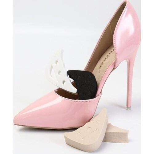 1pair Women High Heel Toe Plug Insert Shoe Front Filler Cushion Pain Relief Protector Accessories Forefoot Pad Half Feet Insoles