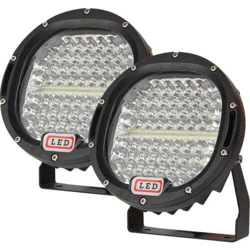 1pc 7 Inch Round Working Light Spotlights 300w IP67 Waterproof Shockproof Truck Vehicle Pickup Truck Front Bumper Modified Light