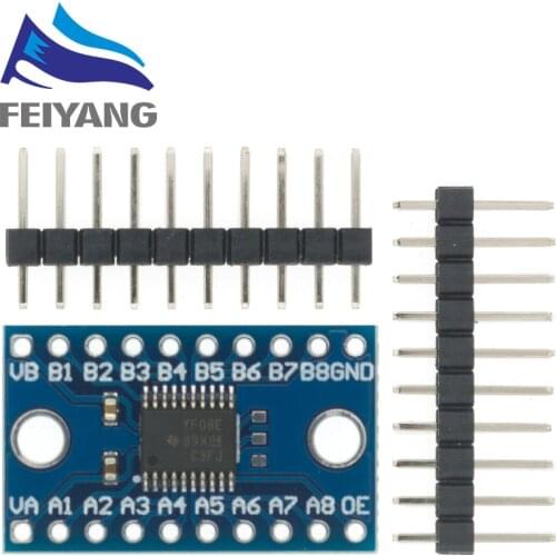 10PCS/LOT 3.3V 5V TXS0108E 8 Channel Logic Level Converter Convert TTL Bi-directional Mutual Convert
