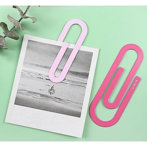 10 Pcs/Lot Colorful Paper Clip Bookmark for Reading Book Index Memo Binding Stationery Office Accessories School Supplies E6197