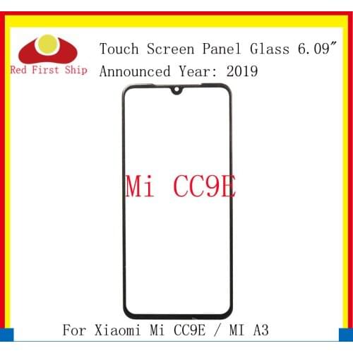 10Pcs Front Outer Screen Glass Lens Replacement Touch Screen For Xiaomi MI CC9E A3
