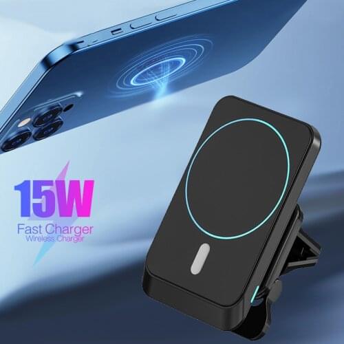 Smart Phone Magnetic Wireless Car Charger Holder Quick Charge 3.0 Car Charger Mount Stand For iPhone 12 Pro Max Xiaomi 9 Huawei