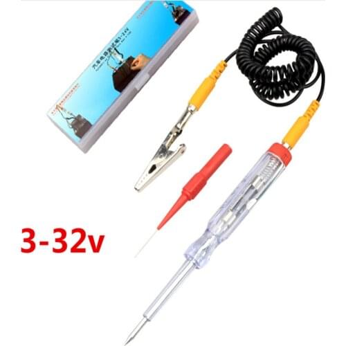 Free ship! 3-32V Automotive LCD Digital Circuit Tester Voltage Meter Pen Car Truck Circuit Scanner Power Probe Diagnostic Tool