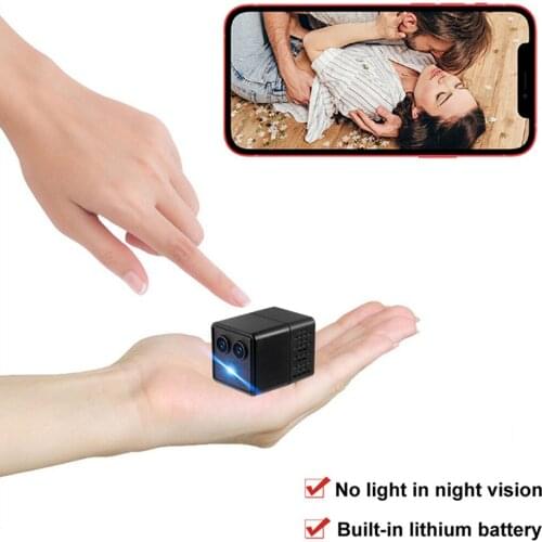 Wireless WiFi Small Mini Camera Smart Home Security Surveillance Tiny Cam Indoor CCTV Motion Detection Pet Baby Video Monitor