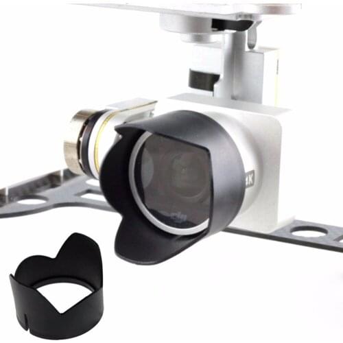 Camera Lens Sun Hood Sunshade Cover Cap Protector for DJI Phantom 3 Advanced Professional 3A 3P 3S SE P4 camera lens hoods