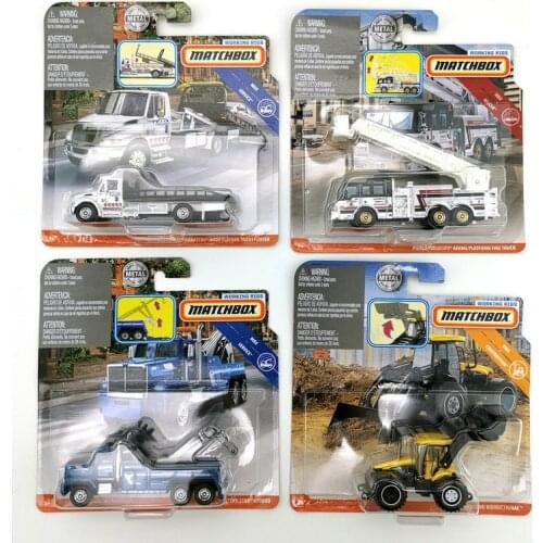 Matchbox Working Rigs 1:64 MBX MOBILE CRANE INTERNATIONAL DURASTAR TRANSPORTER Collection Metal Diecast Model Car boys Toys
