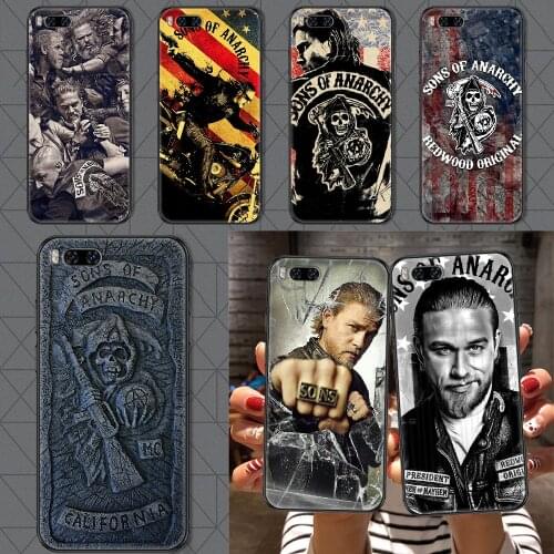 Sons of Anarchy TV Phone case For Xiaomi Mi Max Note 3 A2 A3 8 9 9T 10 Lite Pro Ultra black silicone funda fashion cell cover