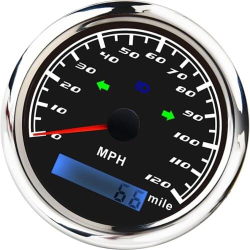 85mm GPS Digital Speedometer Speedometer Odometer, For Vehicles, Motorcycle, Yacht, Boat, With Backlight