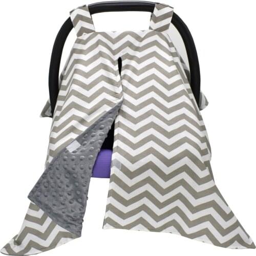 Baby Car Seat Blanket Cover Fashion Bow Newborn Baby Girls Soft Safety Car Seat Canopy Nursing Cover Multi-use Blanket Cover