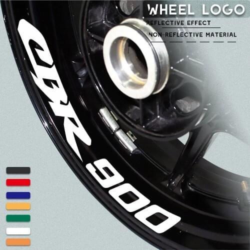 Motorcycle wheel tire stickers reflective strip decals personalized decorative stickers for HONDA CBR900 cbr 900