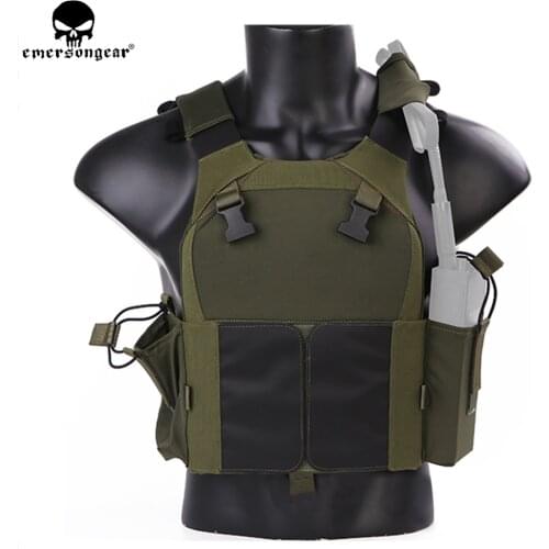 EMERSON NEW Tactical Vest Hunting Bulletproof Vest Airsoft emersongear Plate Carrier Molle Waistcoat Combat Assault Vest EM7353