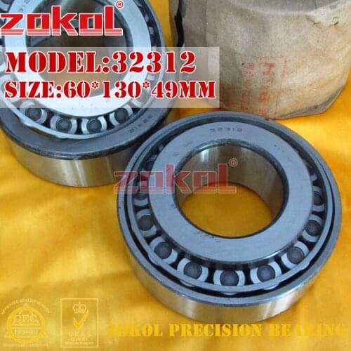 ZOKOL bearing 32312 7612E Tapered Roller Bearing 60*130*49mm