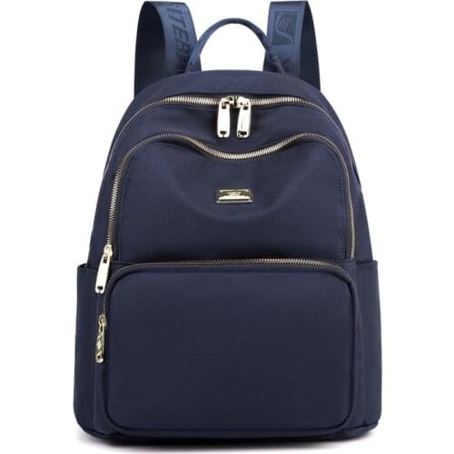 7 colors nylon womens backpack 2021 Large capacity Bag backpack for women solid fashion school girl backpack casual backpacks