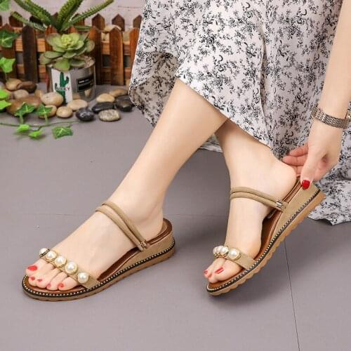 Women Slippers 2021 New Casual Platform Sandals For Summer Slippers Shoes Female Flip-flops Open Toe Beach Shoes Ladies Slippers